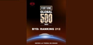 byd ranking 212 Fortune Global 2023
